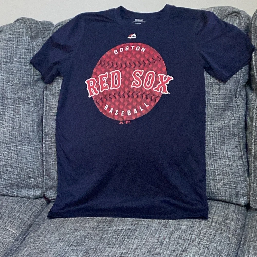 Electric Ball Kids T-Shirt: Red Sox in Black, Size L (14/16)